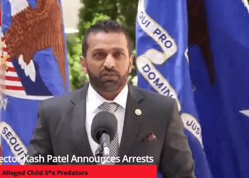 FBI Director Kash Patel Announces Arrests Of 205 Alleged Child S*x Predators